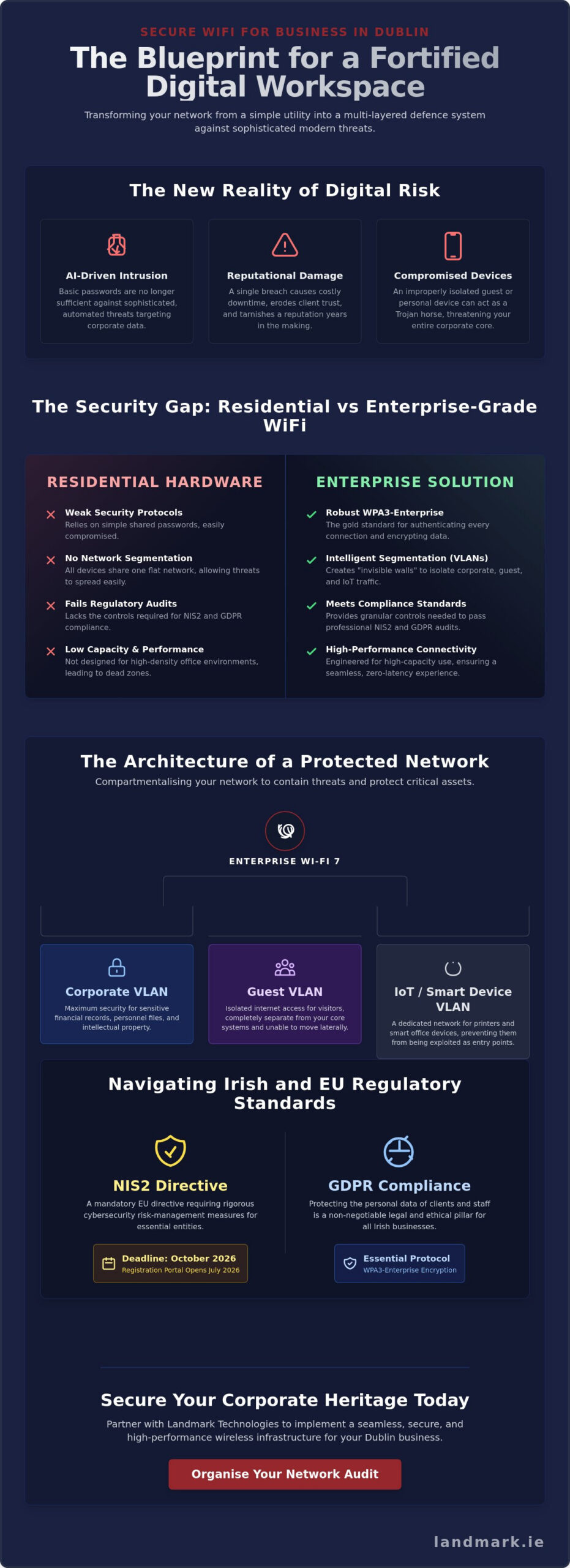 Secure WiFi for Business in Dublin: The 2026 Strategic Guide
